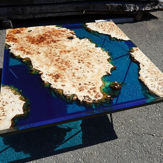 ポプラ レジンテーブル