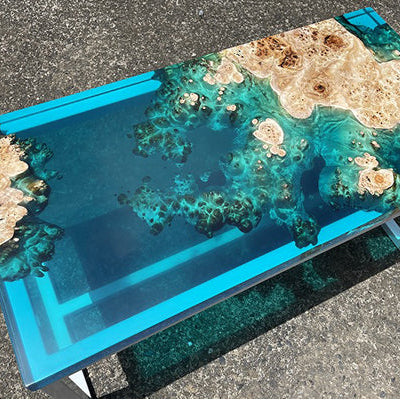 ポプラ レジンテーブル