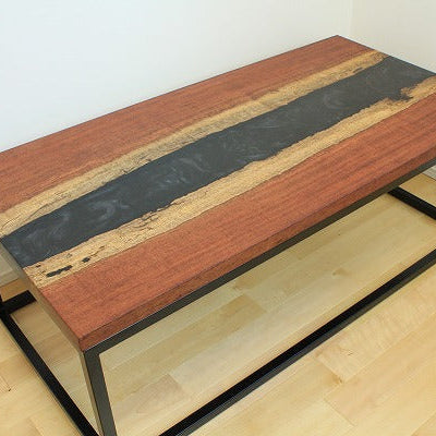 ブビンガ レジンテーブル