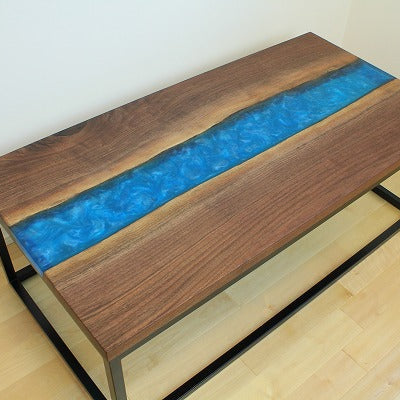 ウォールナット レジンテーブル