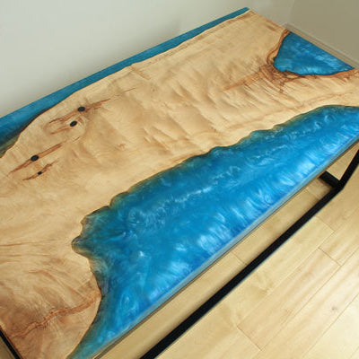 栃 レジンテーブル