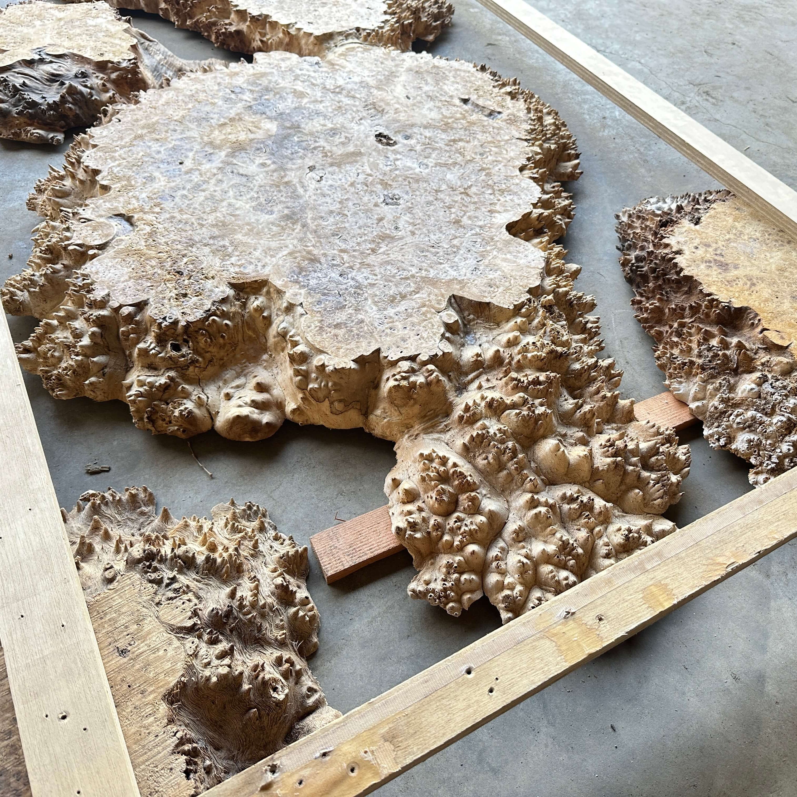 Poplar Live Edge Resin Table