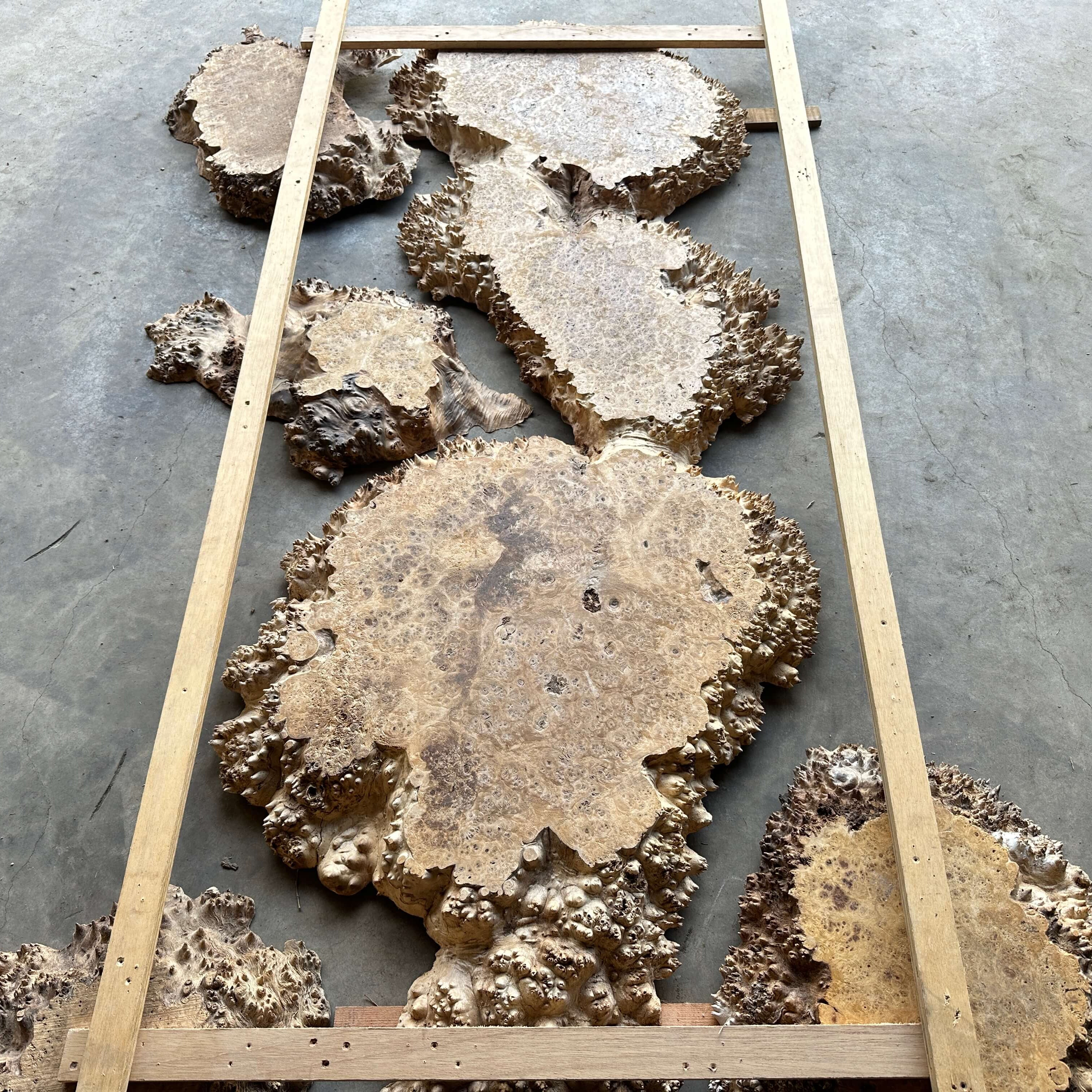 Poplar Live Edge Resin Table
