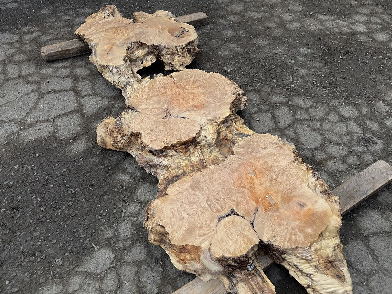 Maple Slab Resin Table