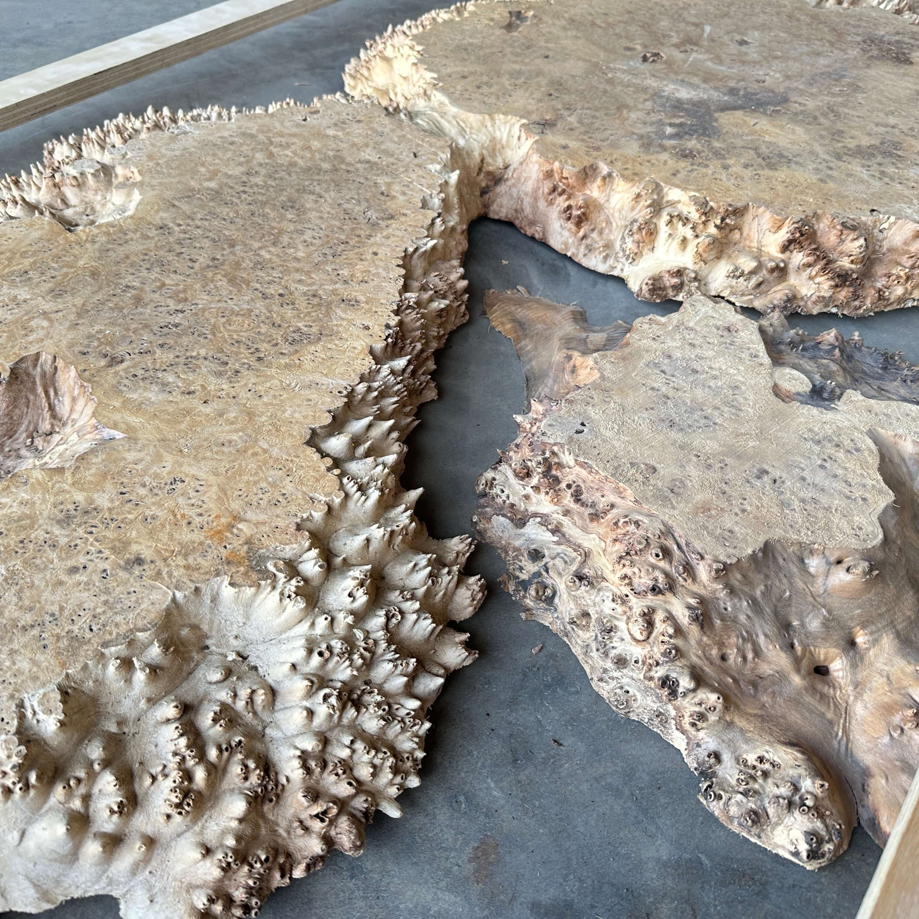 Poplar Live Edge Resin Table