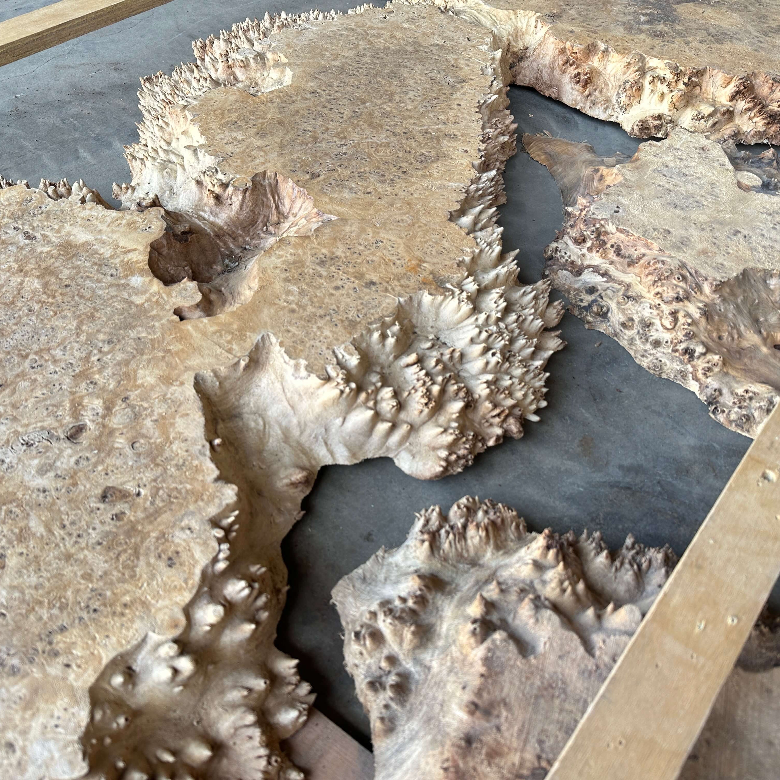 Poplar Live Edge Resin Table