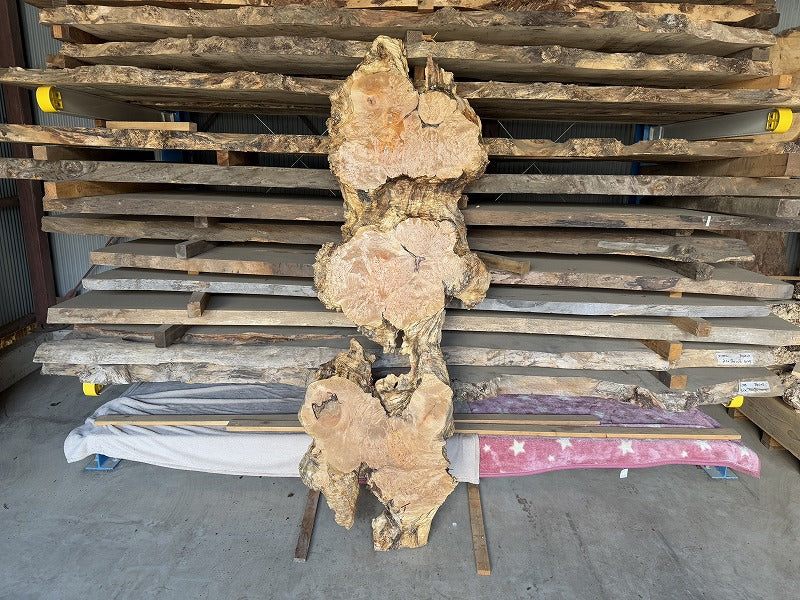 Maple Slab Resin Table