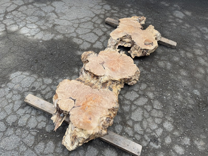 Maple Slab Resin Table