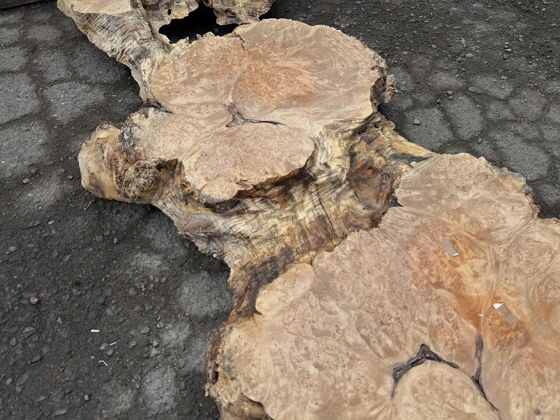 Maple Slab Resin Table