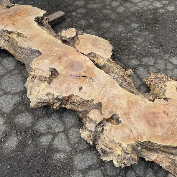 Maple Slab Resin Table